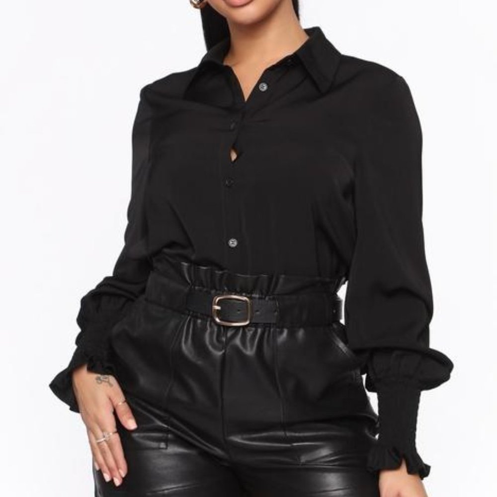 Black Button Down Shirt